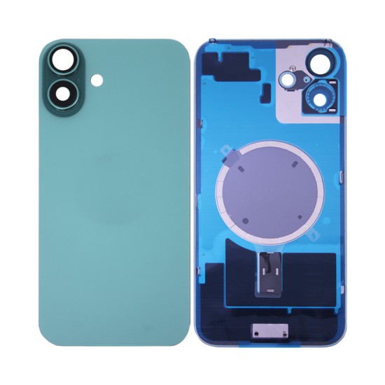 Back Cover+Camera Lens Apple iPhone 16 Green Back Cover+Camera Lens Apple iPhone 16 Green